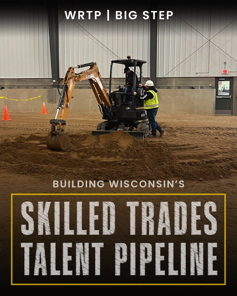 WRTP | BIG STEP (@wrtpbigstep) on Twitter photo We’re building the #skilledtrades talent pipeline that our industry needs 🏗
<a href="/WIWorkforce/">Wisconsin Department of Workforce Development</a> noted that WRTP | BIG STEP trained most #Wisconsin pre-#apprenticeship completers who became Registered #Apprentices in 2024.
Read more:
🔗 spectrumnews1.com/wi/milwaukee/n… We’re building the #skilledtrades talent pipeline that our industry needs 🏗
<a href="/WIWorkforce/">Wisconsin Department of Workforce Development</a> noted that WRTP | BIG STEP trained most #Wisconsin pre-#apprenticeship completers who became Registered #Apprentices in 2024.
Read more:
🔗 spectrumnews1.com/wi/milwaukee/n…