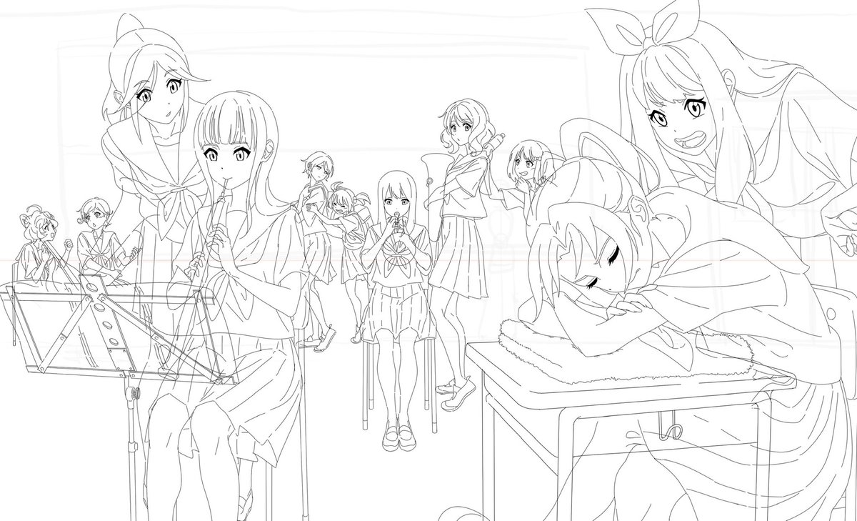 昔の描きかけです…