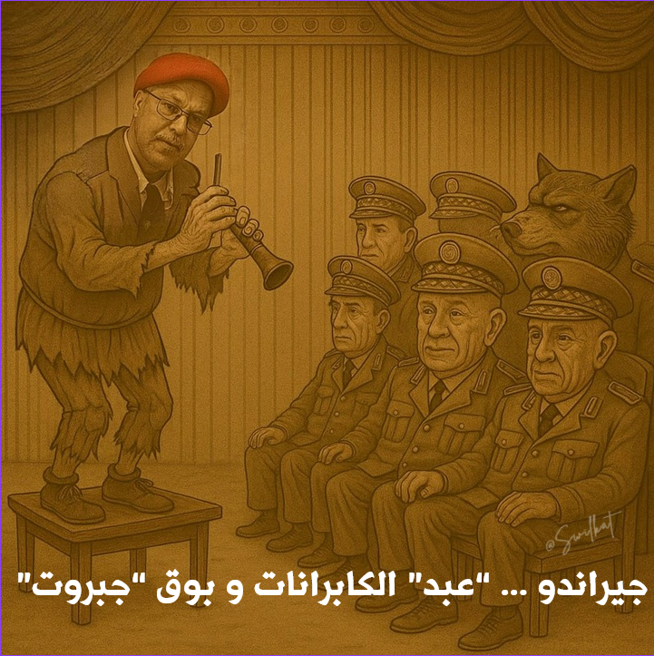 تــــــــــــوضــــــــــــيـــــــــــــــــح 🔥🧐

هشام جيراندو لم يعد مجرد "نصاب" عابر.. بل تحول إلى بوق مأجور في جوقة "جبروت" وذباب الجنرالات. يهاجم المغاربة الوطنيين الذين تصدوا له بكل شجاعة، بينما يمدح أكاذيب عصابة إلكترونية صنعتها المخابرات الجزائرية لزعزعة الثقة في مؤسسات