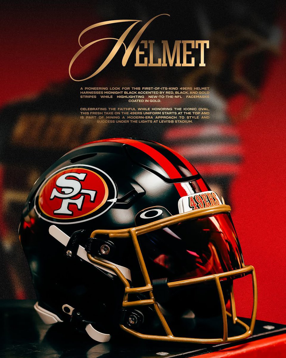 The new #49ers Nike Rivalry Helmet 🔥