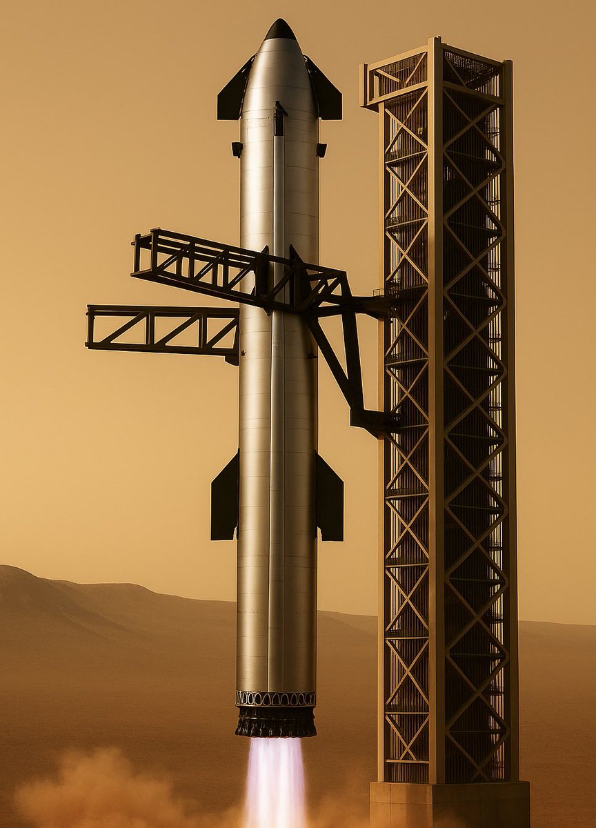 Catching Starship on Mars with Chopsticks