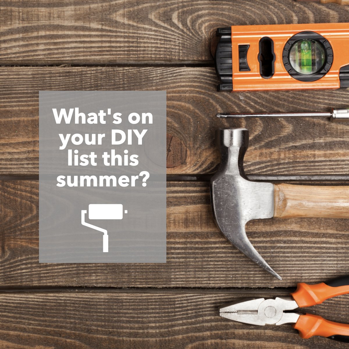 LeighSellsHomes's tweet image. Tell us all about your summer projects ☀️! 

#question #DIY #DIYproject #fixerupper #tools