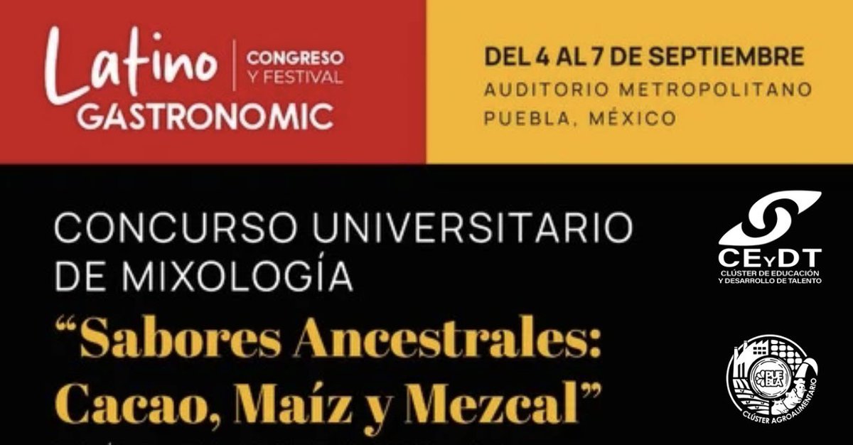 🥳🥰 ¡Habemus equipos para el gran Concurso #universitario de #Mixologia “Sabores ancestrales: cacao,  maíz y mezcal”, en el marco de <a href="/latino/">Latino</a>.gastronomic 

10 equipos 👭👬👫🧑‍🤝‍🧑
30 alumnos/ 30 embajadores de marca
10 coordinadores
10 mezcales-10 mezcale@s-4 estados
10 cocteles