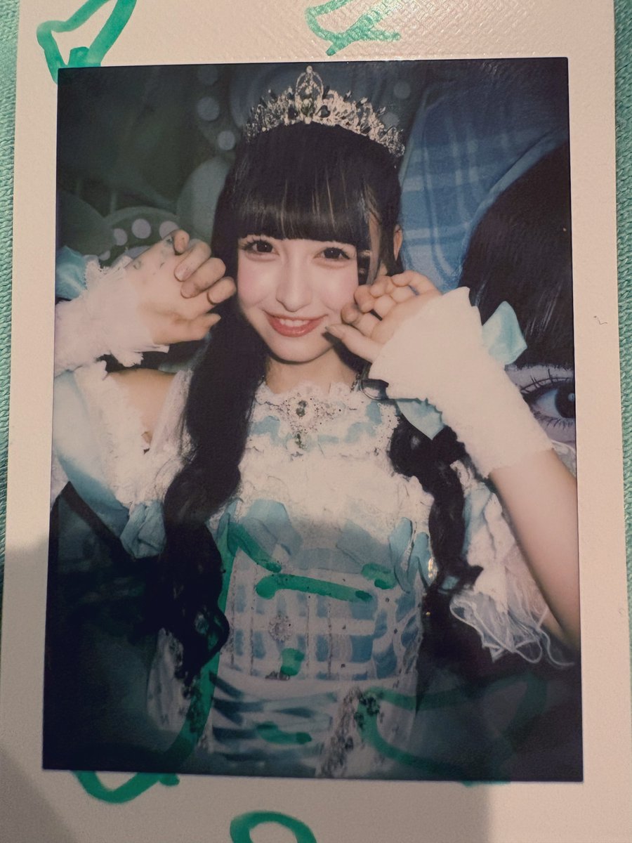 のあにゃと初めましてできた〜💚
2日間本当にお疲れ様ー!!
ドレス衣装めちゃくちゃ可愛すぎた👼💕
 #のあへのあい  #のあにゃと相思相愛