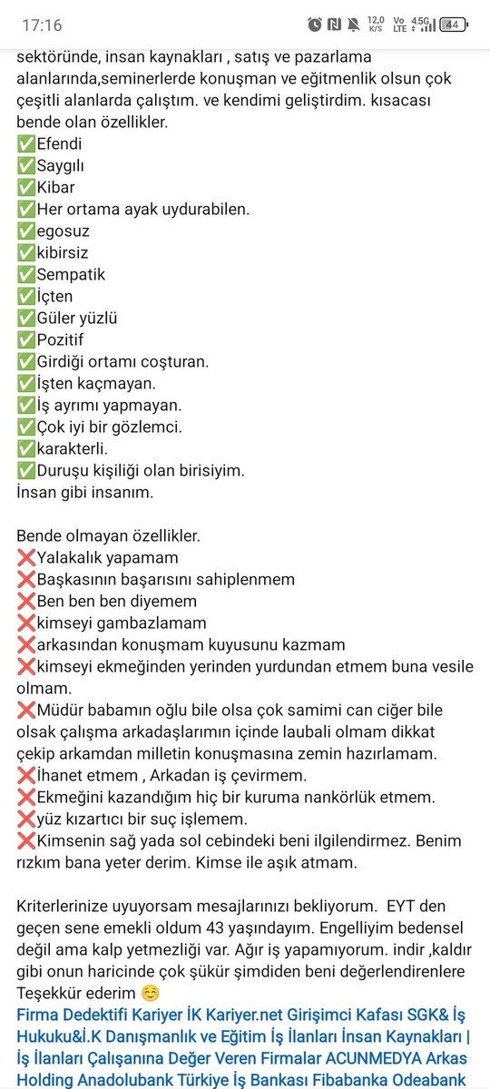 otrykii's tweet photo. Elemanla tam olarak ters özelliklere sahibiz.

Yalakalık severim,
Ben ben ben derim,
Başkasının başarısını her zaman sahiplenirim,
İşten kaçarım.
Negatif https://t.co/pmSQG6aw1R