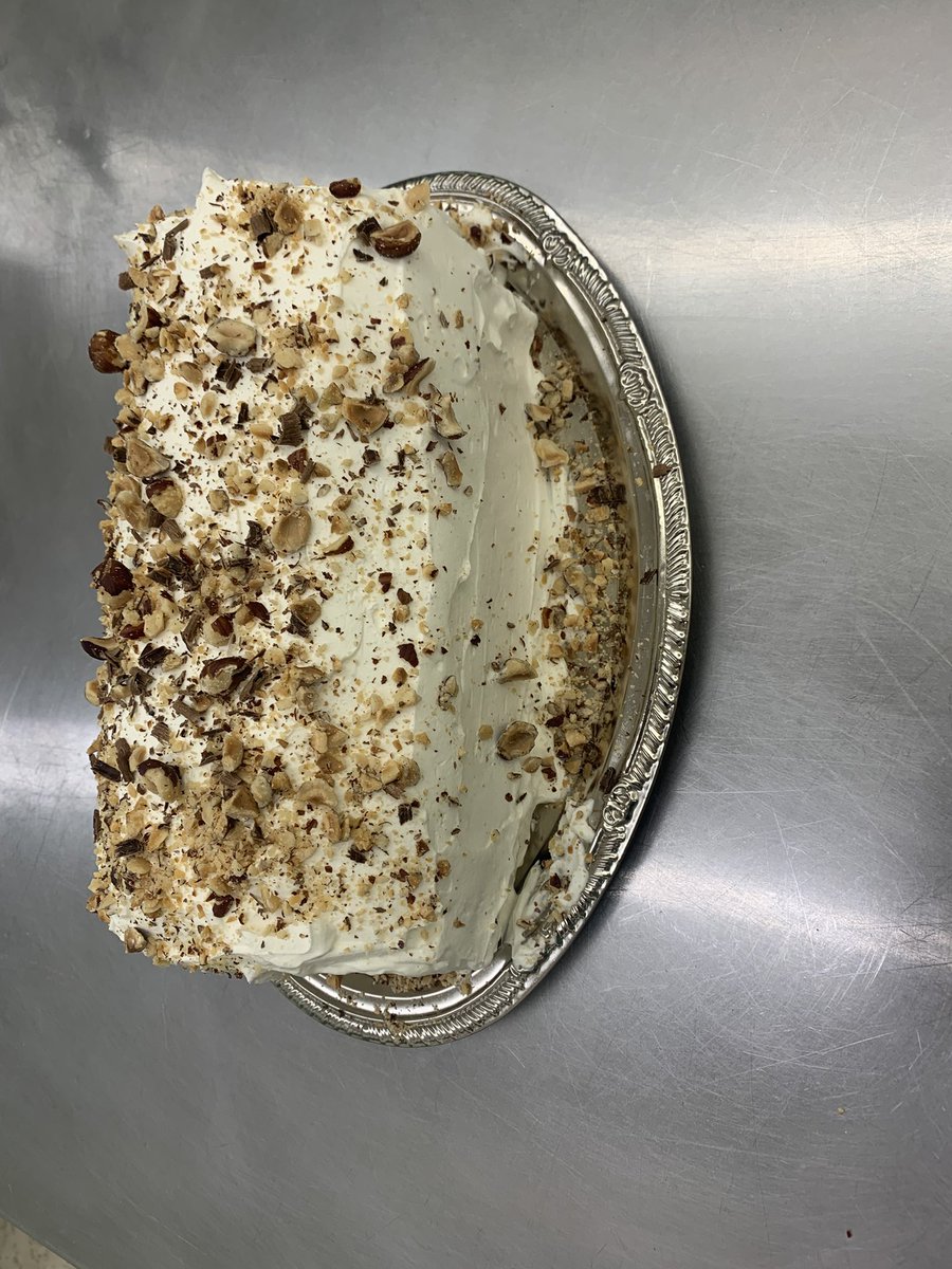LuckeeDutch's tweet photo. Luckee Dutch Bakery is featuring this Hazelnut Chocolate Cake Roll today with Whipped Cream and Chopped Hazelnuts on top https://t.co/mHbASJsBbv