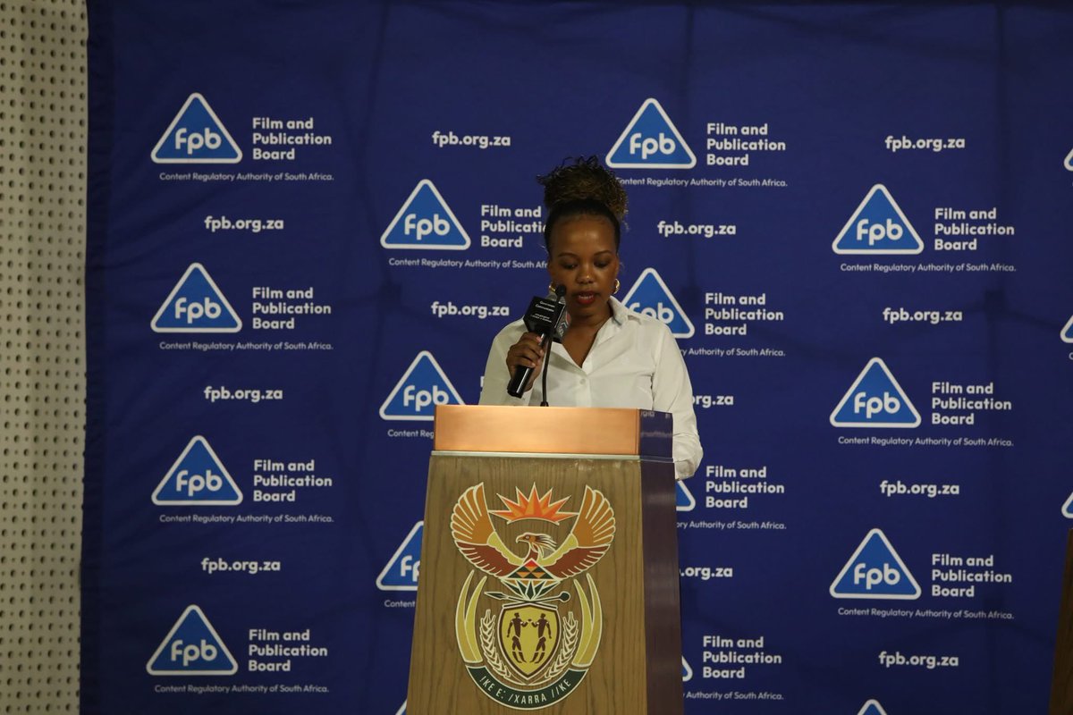 Film and Publication Board (@fpb_za) on Twitter photo We are delighted to introduce our Programme Director for today’s Women’s Month event, hosted in partnership with the GCIS and the <a href="/CommsZA/">Dept of Communications & Digital Technologies</a>.
“Women’s Month is a reminder to empower young girls to speak up and navigate online spaces safely.” – Obakeng Maimane, Programme Director. We are delighted to introduce our Programme Director for today’s Women’s Month event, hosted in partnership with the GCIS and the <a href="/CommsZA/">Dept of Communications & Digital Technologies</a>.
“Women’s Month is a reminder to empower young girls to speak up and navigate online spaces safely.” – Obakeng Maimane, Programme Director.