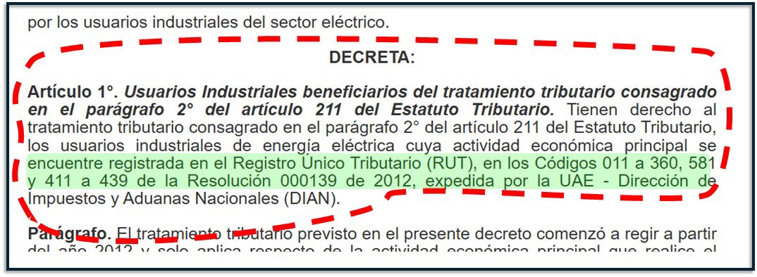 PalmaEdwin's tweet photo. Mi querido y respetado Amylkar.

Ni la Ley 1430 ni la Ley 1450 tienen los alcances que uds reglamentaron en los decretos 2915/2011 y 2860/2013. Es por ello que hablamos de una modificación a los decretos y abrir un debate justo en medio de tanta desigualdad.

Si bien la Ley 1430 de 2010 (Art 2), la Ley 1450 de 2011 (Art 102) y el decreto 2915 de 2011, entre otros de @BruceMacMaster siendo del gobierno, fueron anteriores, usted firmó, ratificó, y expandió la exoneración de la contribución del 20% a algunos sectores empresariales en el servicio de energía a través de su Decreto 2860 de 2013 en conjunto con el sr, hoy candidato, @MauricioCard. 

Esa medida desde entonces ha hecho que en materia de subsidios que cada día nos exigen más, se usen más recursos públicos del Presupuesto General de la Nación.