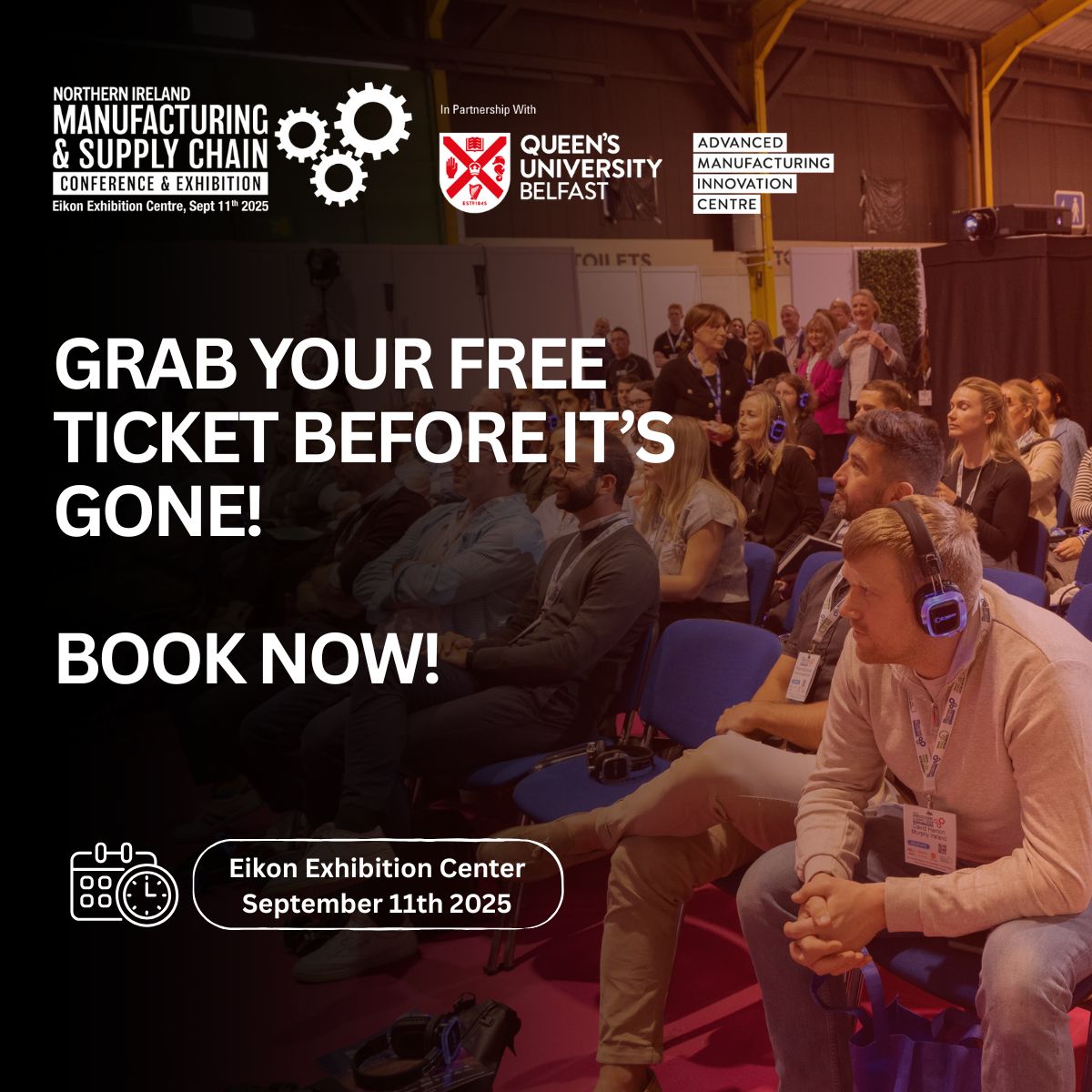 Supply chain resilience is key amid global disruptions and geopolitical risks. 

Secure your supply chain’s future at #NIMSC2025

📍 Eikon, Lisburn | 📅 Sept 11 | 🎟️ Free tickets: northernirelandmanufacturing.co.uk/tickets/