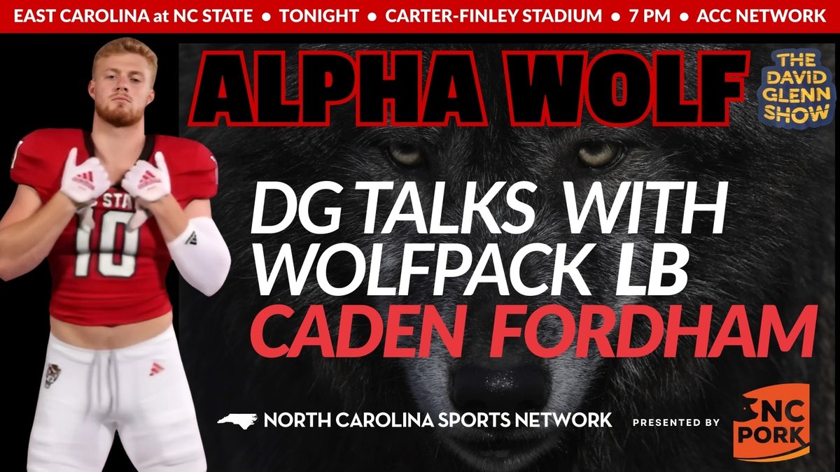 #PACK's Caden Fordham is Ready To Roll Tonight Against #ECU at #TheCarter 🐺🏈🏴‍☠️

WATCH youtu.be/CcUt7lzuGf4
LISTEN bit.ly/41uZgZs
READ more at NCSportsNetwork.com

<a href="/Caden_Fordham/">Caden Fordham</a> #NCPork #BoldNorthState
<a href="/PackFootball/">NC State Football</a> <a href="/PackTimPeeler/">Tim Peeler</a> <a href="/ToddMcGeeWrites/">Todd McGee</a> <a href="/LawsonInsGrp/">Lawson Insurance Group, Inc.</a>