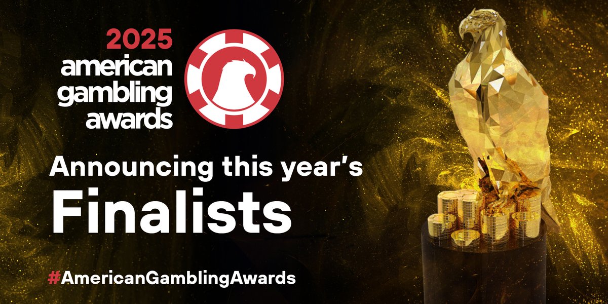 We’re excited to announce the #2025AmericanGamblingAwards finalists! 🏆 With 60+ contenders across 12 categories, this year is our most competitive yet.

Congratulations to all the finalists!

👉 See the full list of finalists here: bit.ly/4n31dVd