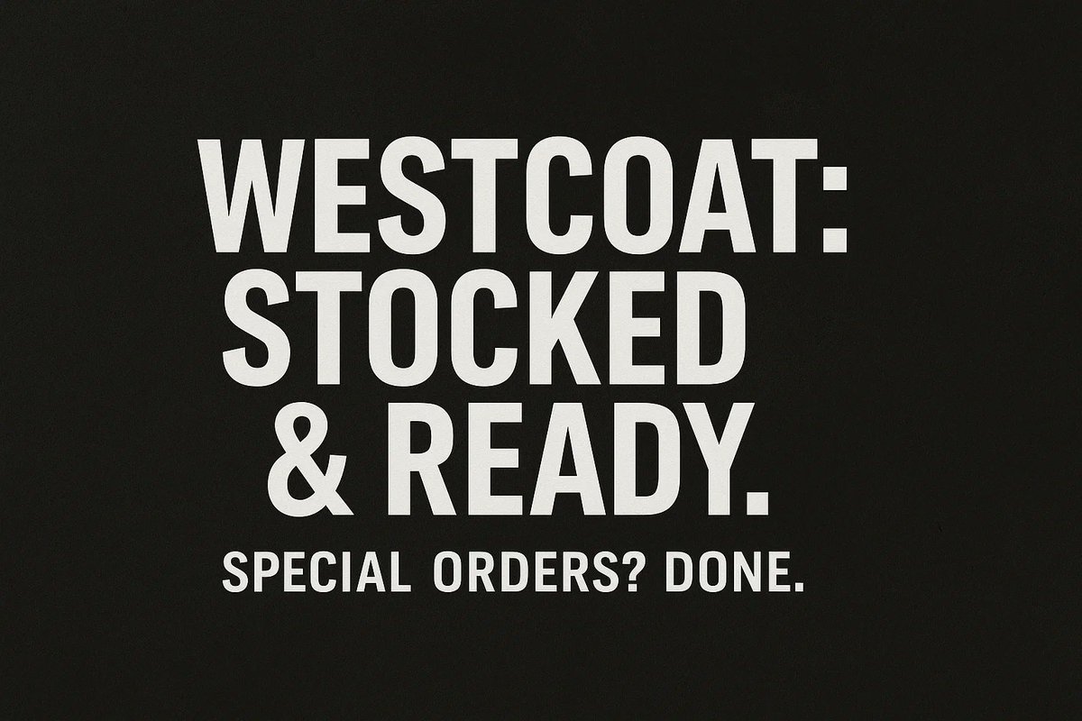ResFloorSupply's tweet image. Westcoat on the shelf ✅
Special orders on demand ✅
Floors that don’t quit ✅
No gimmicks. Just the coatings you trust.
#Westcoat #EpoxyFloors #ResinousFlooring #ConcretePros #FloorCoatings