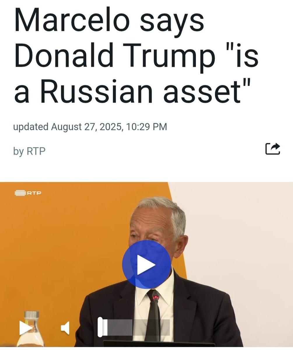 Portugal’s President Marcelo Rebelo de Sousa, ladies and gentlemen 🤌