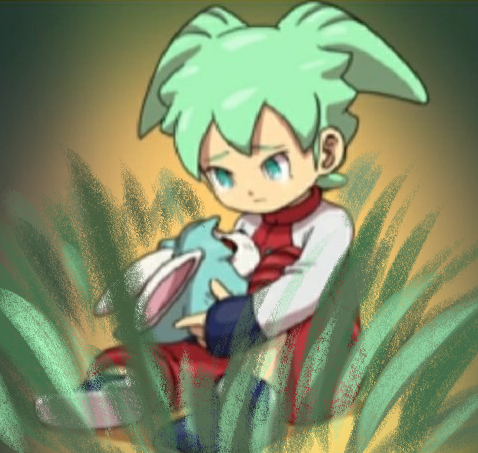 Lonely little bunny hiding from predators in the tall grass until his parents come back for him