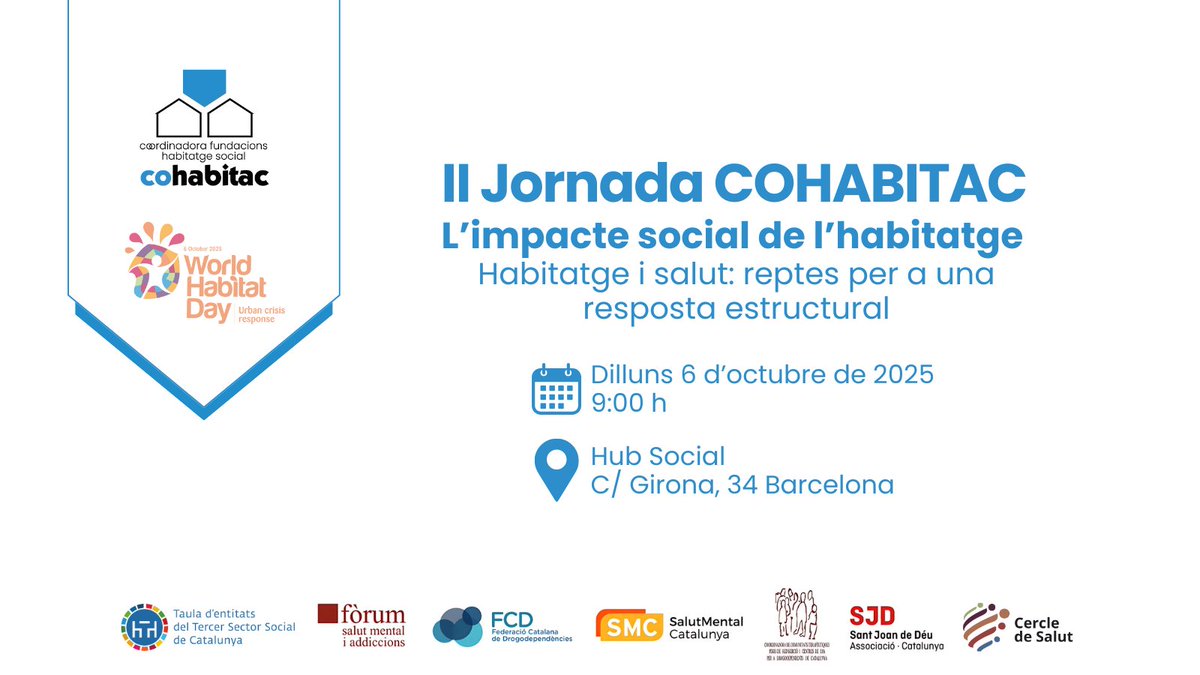 🏠 La manca d’un habitatge digne, segur i estable té un impacte directe en la salut física i mental de les persones, i genera costos socials i econòmics que recauen sobre altres pilars de l’estat del benestar, com són el sistema de salut o els serveis socials.

Malgrat això,
