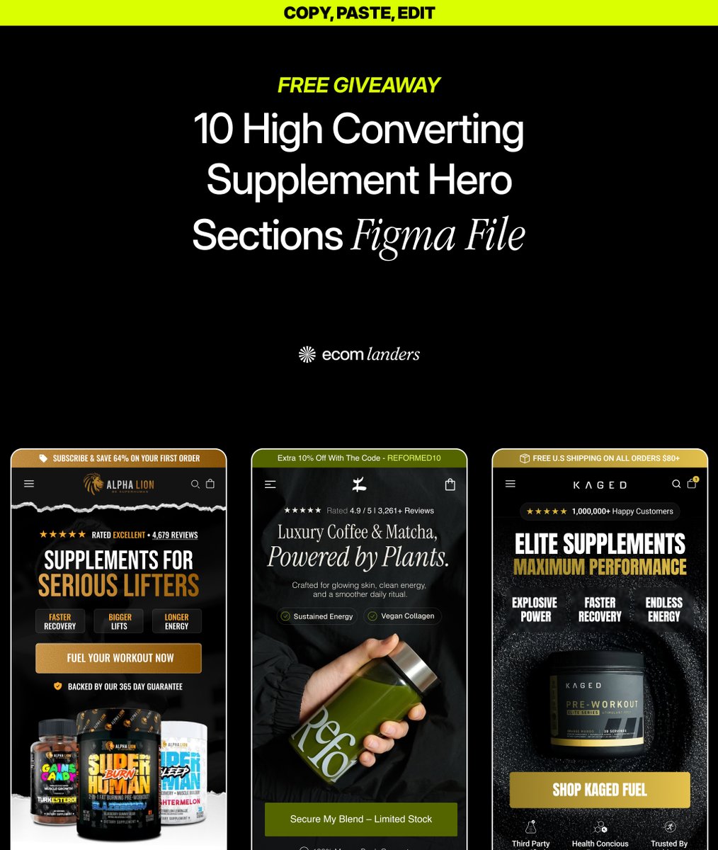 Dylan | CRO LP's & Email Design tweet media