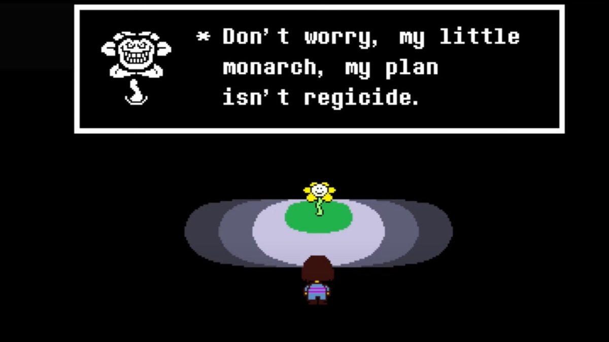 I love that Flowey/Asriel canonically uses ''monarch'' to refer to nonbinary people