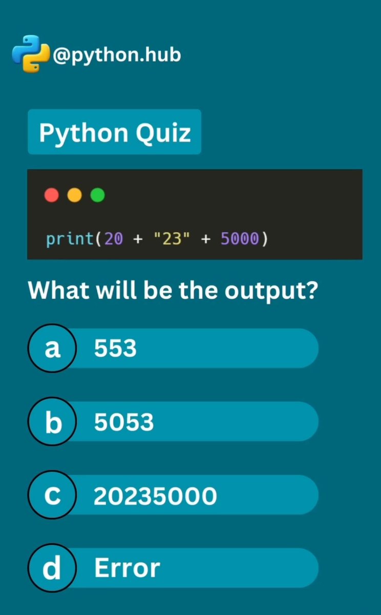 Python Developer tweet media