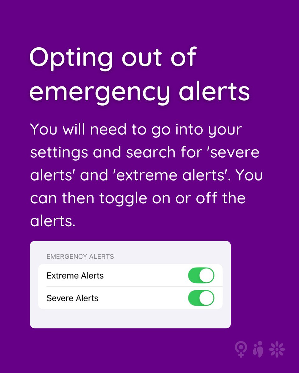 ⚠️ UK Government Emergency Alerts⚠️

On 7 September at 3:00pm, the UK Government will test the emergency alert system.
If you have a hidden phone for your safety, this alert could put you at risk.

Please read through the information posted on how to opt out of these alerts.