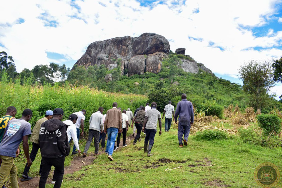 We visited the Mawetatu Heritage Site, part of the Likuyani Linked Ecotourism Circuit. We will develop the site to harness its  potential as a key tourist attraction.