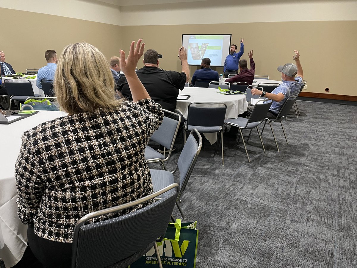 DAV hosted an informational seminar before the DAV and <a href="/RecruitMilitary/">RecruitMilitary</a> job fair today in Indianapolis. During the seminar, attendees learned about DAV’s free programs and services for veterans. Visit jobs.dav.org to see where our team will be next!  #DAV #veterans
