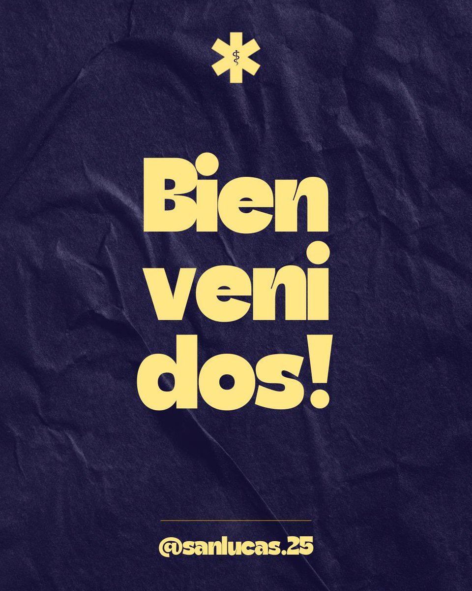 SanLucas25's tweet photo. 🥁Tras unas semanas de espera...nuestra presentación oficial en RRSS🥁

¡Bienvenid@s a la cuenta oficial de San Lucas'25! Somos vuestros veteranos de 6° de Medicina de Salamanca y tenemos muchas ganas de empezar a hacer cositas por aquí, estad atentos a todo lo que se viene... 💛 https://t.co/ddBXxl3k6a