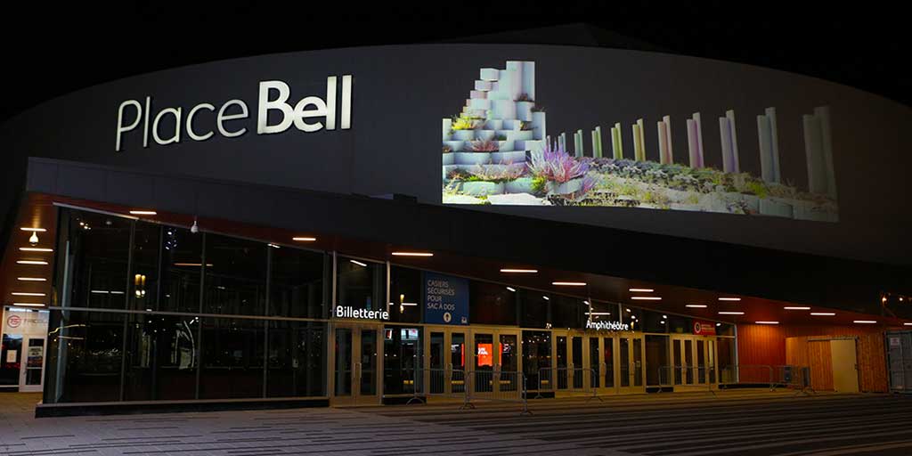 Œuvre numérique | Jusqu'au 19 octobre, la façade extérieure de la Place Bell prendra vie dès la tombée du jour avec la projection en continu de l’œuvre d’art numérique Archipels, de l’artiste québécoise de renommée internationale Sabrina Ratté.
➡bit.ly/4fXV2zx