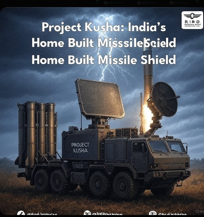 India's DRDO is creating an advanced indigenous air defense system to counter stealth jets, drones, and hypersonic missiles, with multi-layered interceptors reaching up to 400 km, enhancing India's skies and fostering defense self-reliance. #ProjectKusha #India