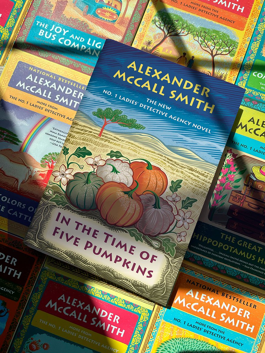 Vintage Books (@ireadvintage) on Twitter photo Mma Ramotswe is back with warmth, wit, and a few new mysteries to solve! đ
Donât miss IN THE TIME OF FIVE PUMPKINS, the latest in the beloved NO. 1 LADIESâ DETECTIVE AGENCY series.
Pre-order your copy today! đâ¨
penguinrandomhouse.com/books/756550/iâŚ
<a href="/McCallSmith/">A. McCall Smith</a> Mma Ramotswe is back with warmth, wit, and a few new mysteries to solve! đ
Donât miss IN THE TIME OF FIVE PUMPKINS, the latest in the beloved NO. 1 LADIESâ DETECTIVE AGENCY series.
Pre-order your copy today! đâ¨
penguinrandomhouse.com/books/756550/iâŚ
<a href="/McCallSmith/">A. McCall Smith</a>