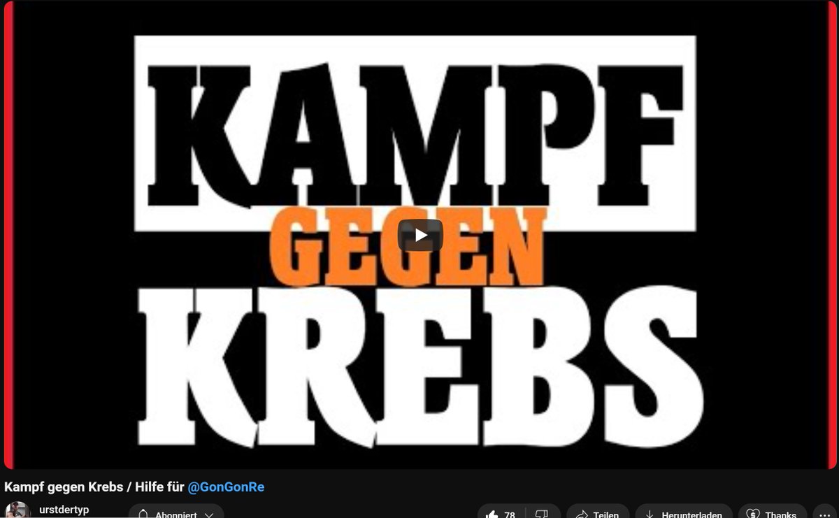 youtu.be/3REcH3uN--8
youtu.be/3REcH3uN--8
Der liebe Urst hat ein paar nette Worte gesagt. 🥲
Danke 💖