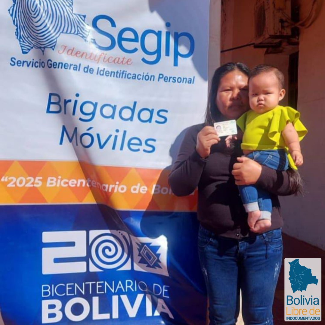 🇧🇴✨ ¡Bolivia es un país libre de indocumentados!

Nuestras #BrigadasMóviles despliegan la atención en San Ramón, #Beni.

🗓️ Estaremos presentes hasta este viernes 29 de agosto.

🖊️Recuerda que el pago único de 17 Bs puedes realizarlo con nuestros operadores.

#ElSegipConSuPueblo