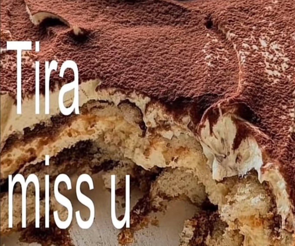 He hecho tiramisu (me falto mascarpone y cacao 💔)