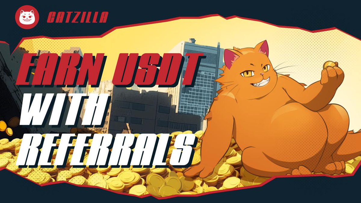 Konnichiwa, CATZILLA FAM ^______^

Did you know CATZILLA has a MULTI-LEVEL USDT Referral Program?😻😻😻

Share your referral link &amp; earn USDT when others buy $CATZILLA!💰💰💰
With the multi-level referral program, you earn:

8% from all tokens bought by your direct referrals