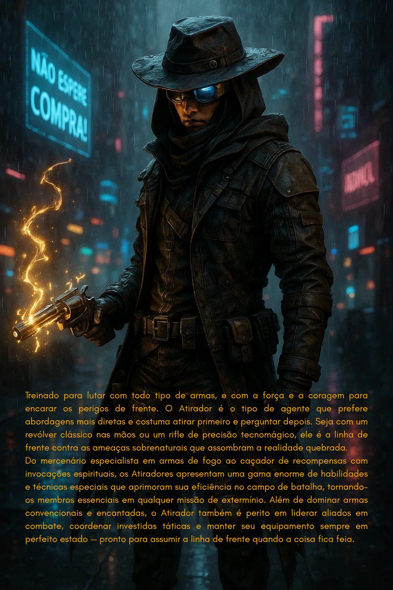 Curtiu o projeto? Então segue, comenta e curte pra não perder nenhuma novidade do Realidade Quebrada feito do zero. nosso sistema RPG brasileiro

Vem construir esse universo com a gente!

#RealidadeQuebradaRPG #RPGIndieBrasil #RPGdeMesa #RPGBrasileiro #Sistemalndie #Financiamento