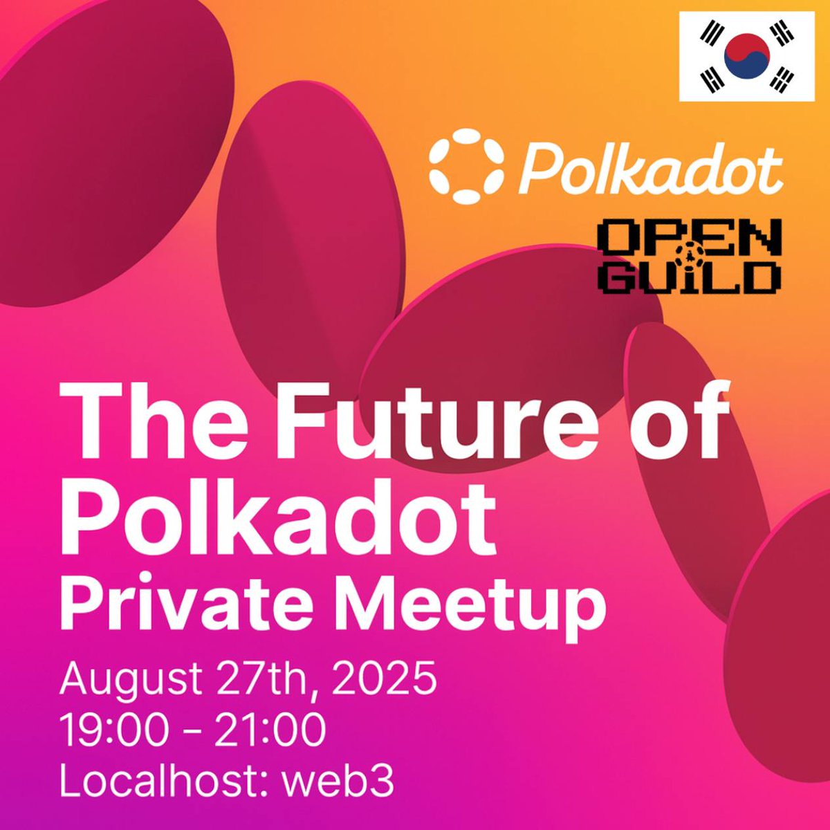 Hope_web3_'s tweet image. [Event Recap] The future of Polkadot : 폴카닷 프라이빗 한국 밋업] 
어제는 2025 폴카닷 첫 번째 한국 밋업이 있었습니다.
1. 폴카닷 소개  : Raf @proofofyoon 
2. Polkadot Blockchain Academy 소개와 경험 공유 : @code0xff 
3. Polkadot Eco (Feat. @peaq @Acurast ) : @tae_hogu 
자발적으로…