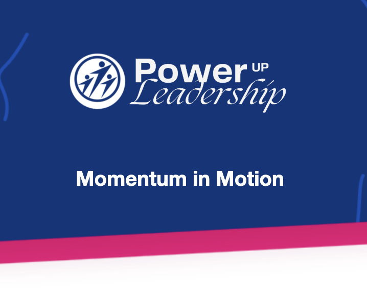 PowerUpLeaders's tweet photo. Momentum in Motion - https://t.co/L8i0dSuKOS https://t.co/Ay8y8hrEyb