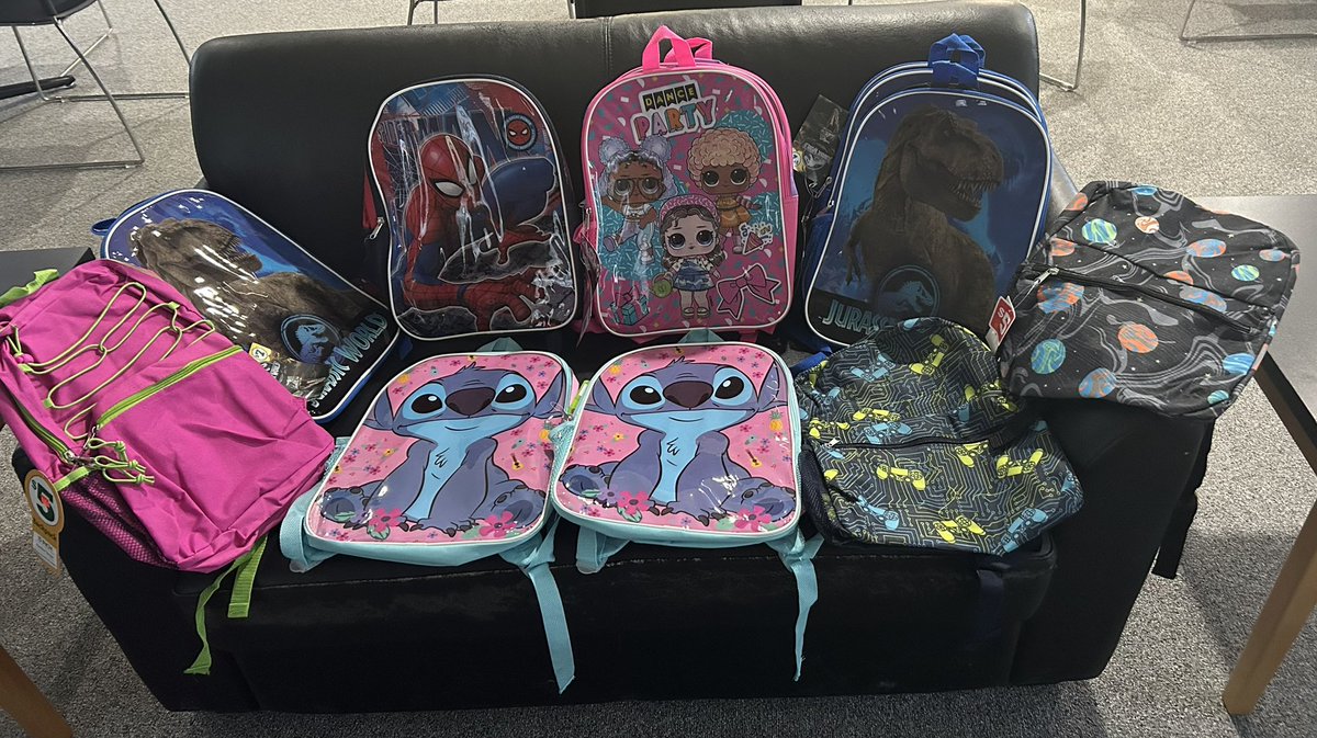 We have some back to School Back Packs in the office if you need one for you child. We will have pencils and crayons available to pick up on Tuesday. So stop by the leasing office .
