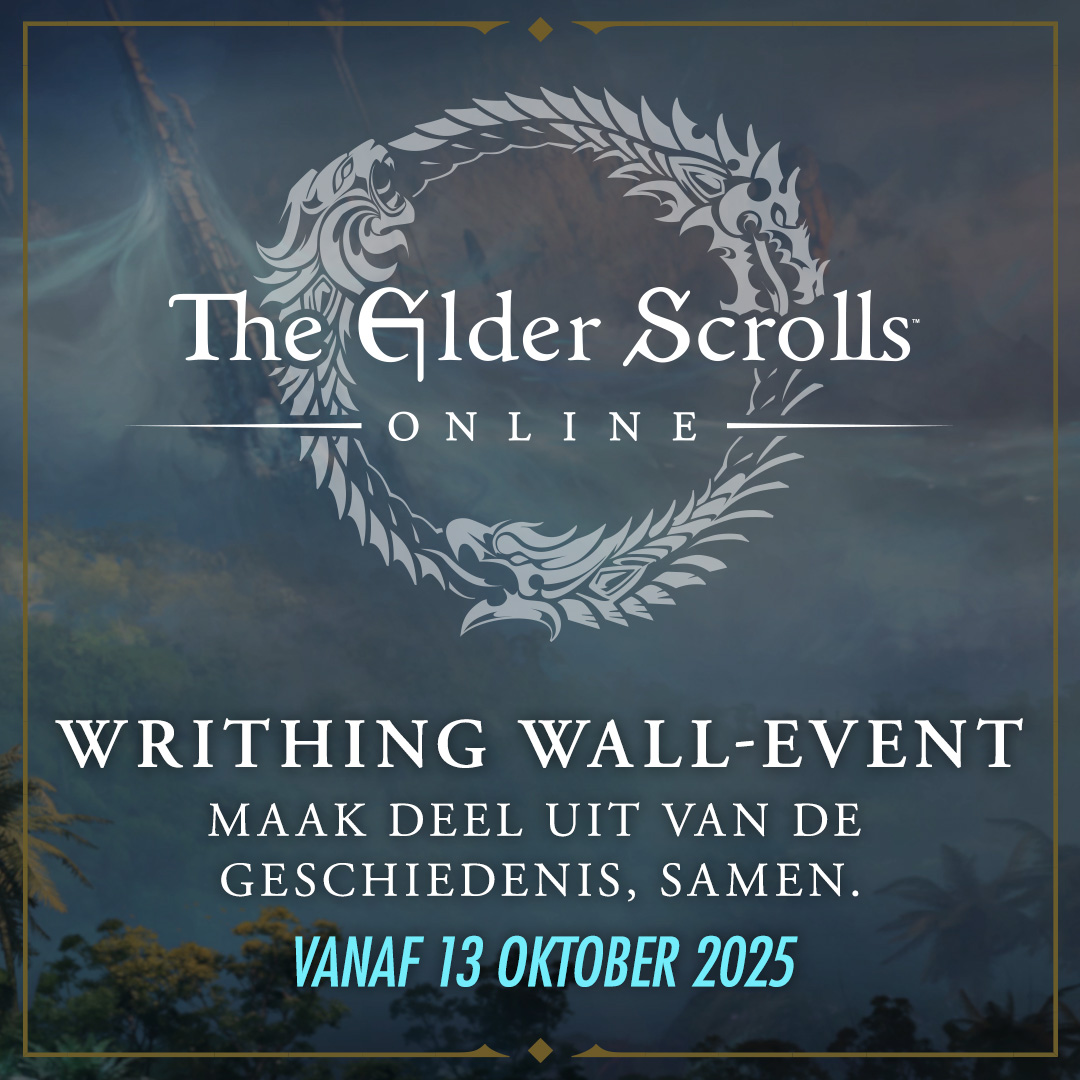 🔥 13 oktober 2025 🔥
Een gebeurtenis die maar één keer in de geschiedenis voorkomt en Tamriel voorgoed zal veranderen.
#WrithingWallEvent