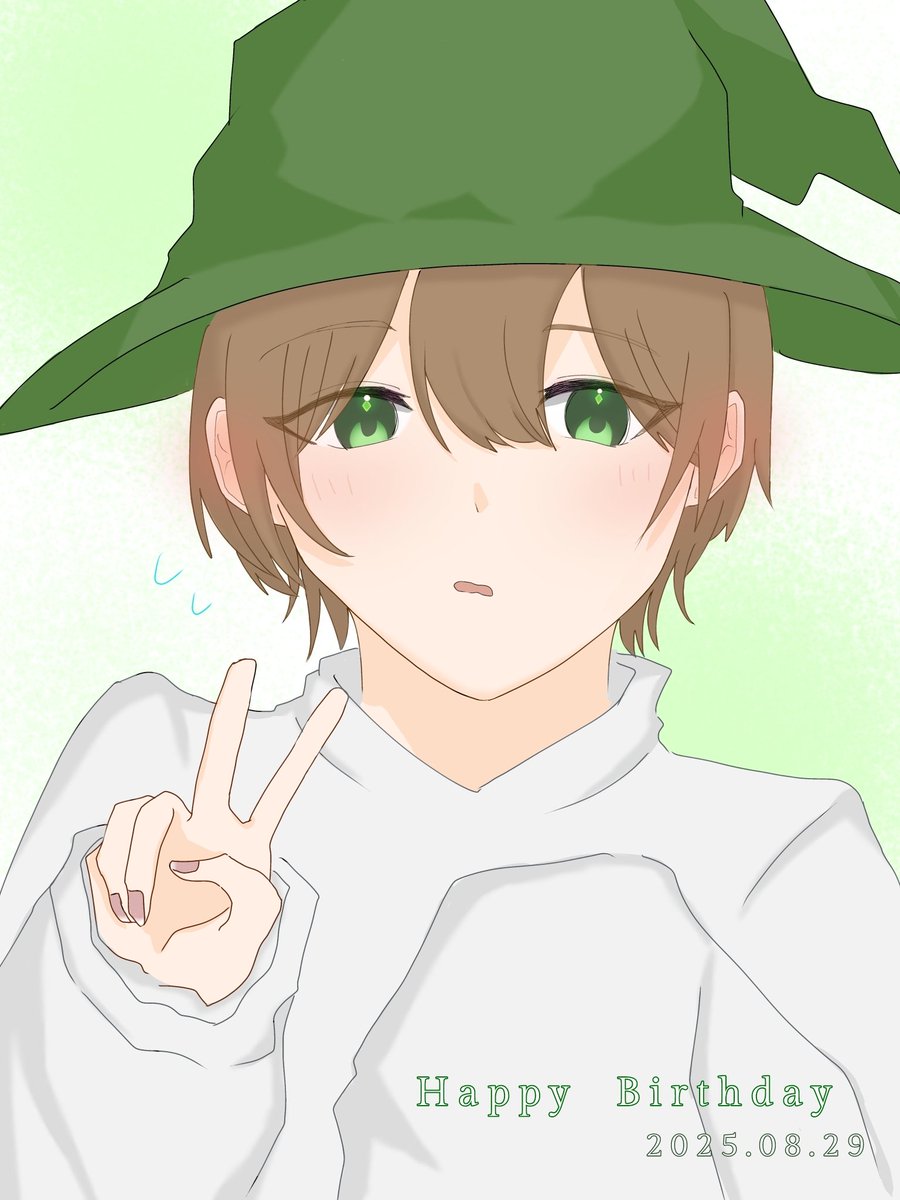 hakua2659's tweet photo. #みどりくんの誕生日2025 
お誕生日おめでとうございます！ https://t.co/VIGaBQfPMt