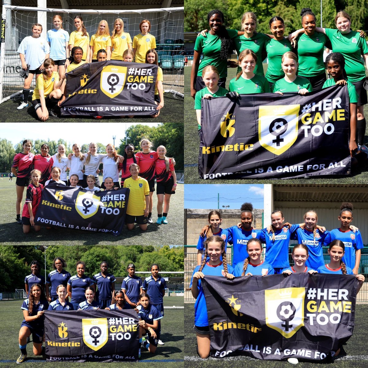 Inspiring the next generation ⭐⚽️

Amazing support at Kinetic Foundation’s summer tournament in London! 💛 #hergametoo