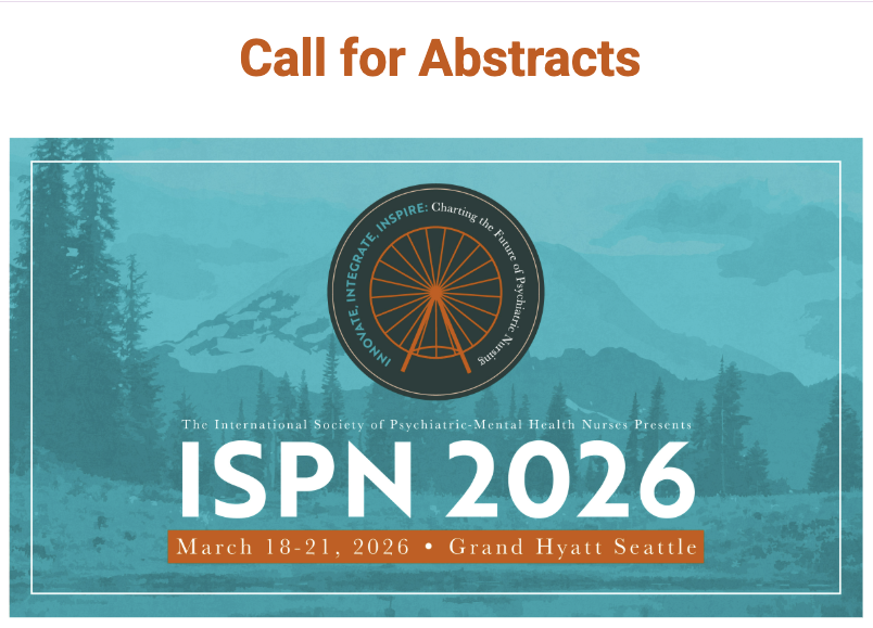 Deadline Tomorrow!

Submit your abstract for the ISPN 2026 Annual Conference by Friday, Aug. 29, 2025, at 11:59 p.m. CT.

Submit today: ispn-psych.org/2026-call-for-…

#ISPN2026 #PsychiatricNursing #CallForAbstracts