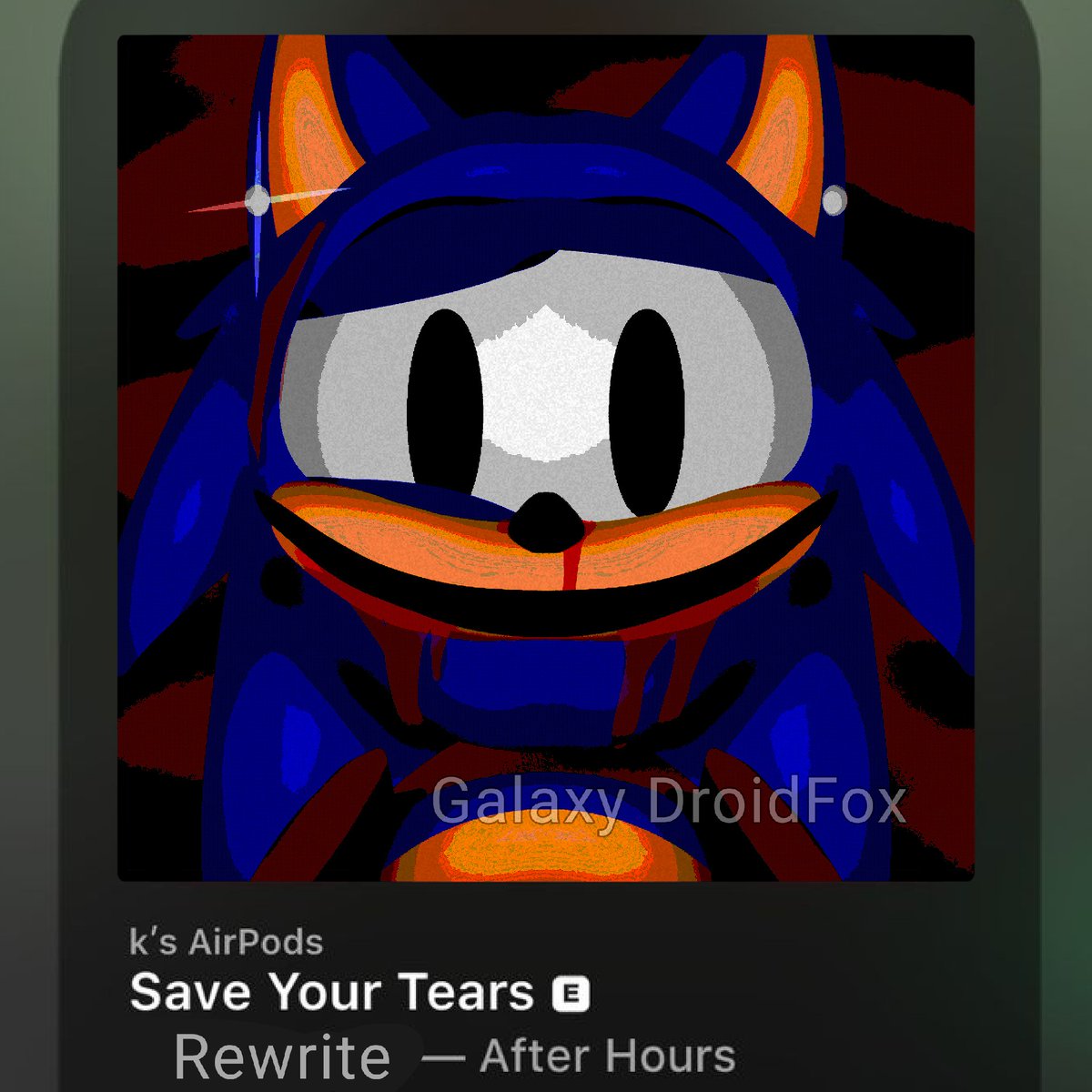 droidfox_025's tweet image. Rewrite Sonic + The Weeknd (Save Your Tears)
#execomunity #sonicexe #rewritesonic