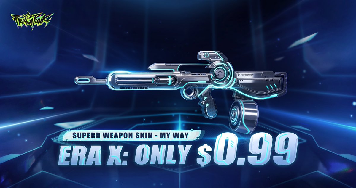Rewrite the future. ✨🔮 Unlock the limited-time futuristic Epic Weapon Skin "Era X" with other awsome items for just $0.99!