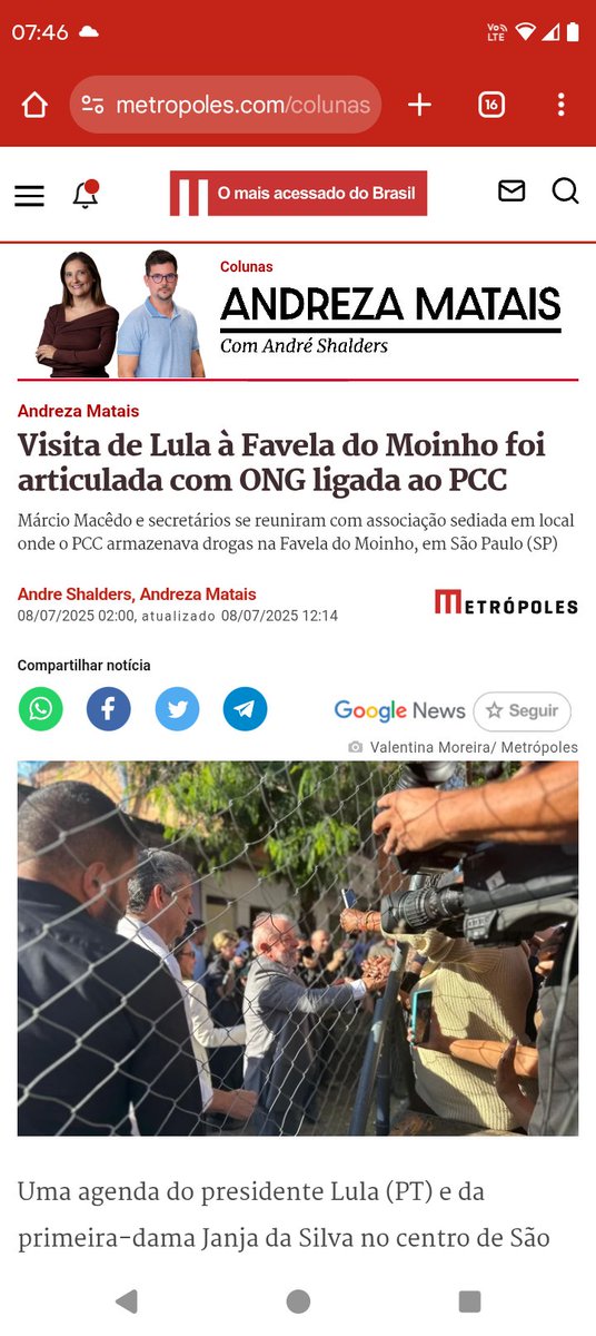 PedroPalciJrVI's tweet photo. @reporterenato PT vai combater o crime organizado, confia... https://t.co/8Lwxa2XAjT