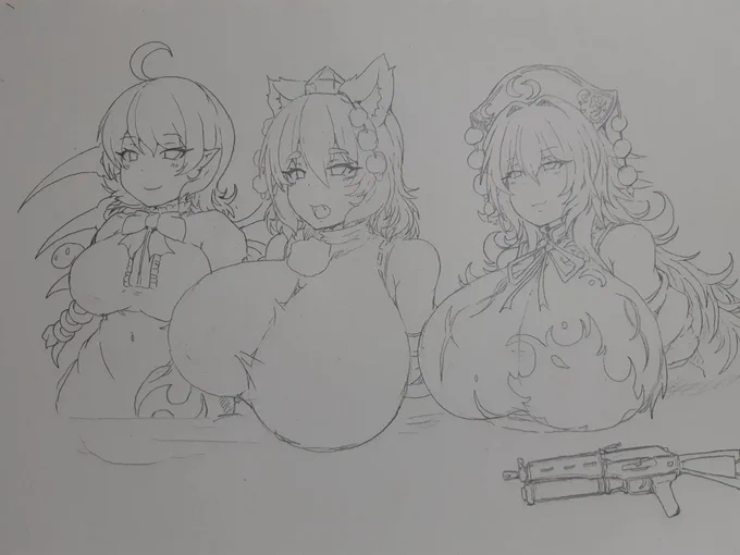落書きしてた 