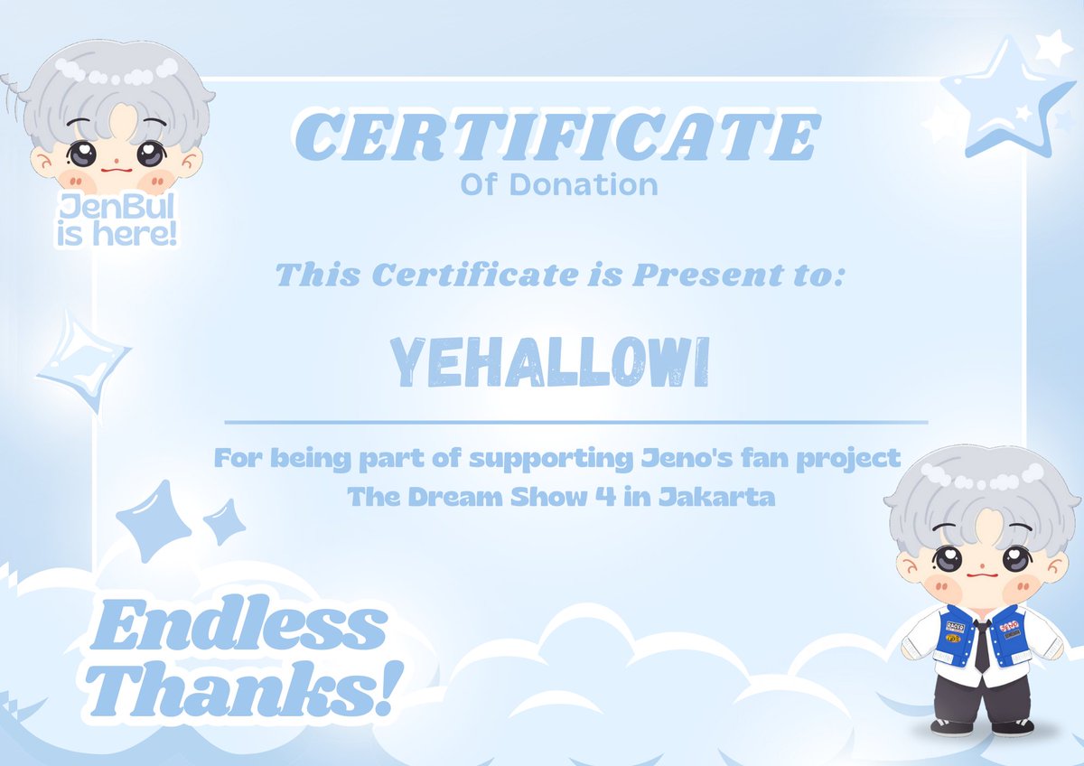 Titip salam yaa buat Jenbul, hihi✌🏻