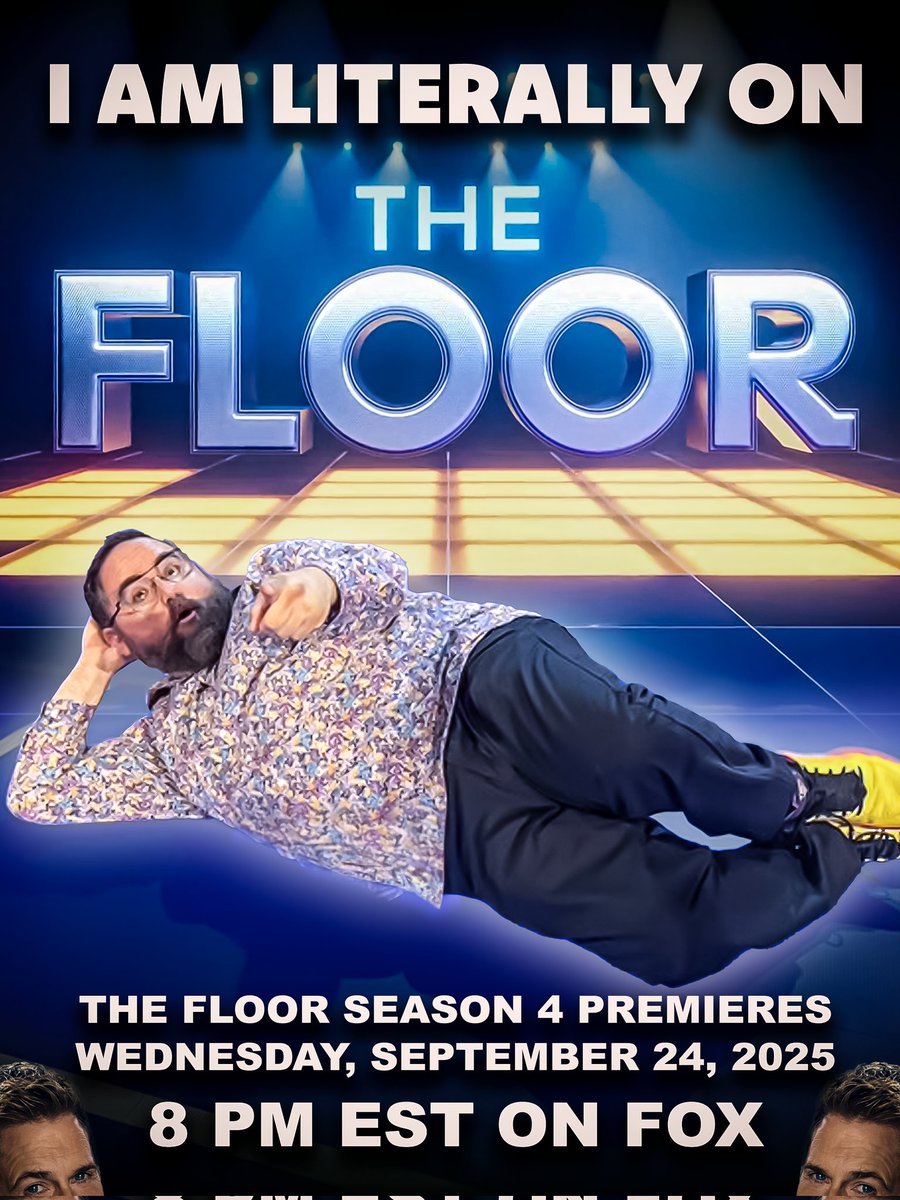 It just got real. Tune into Fox TV's The Floor with Rob Lowe this season to see me tangle with 99 other contestants! What a cool and fun experience!
