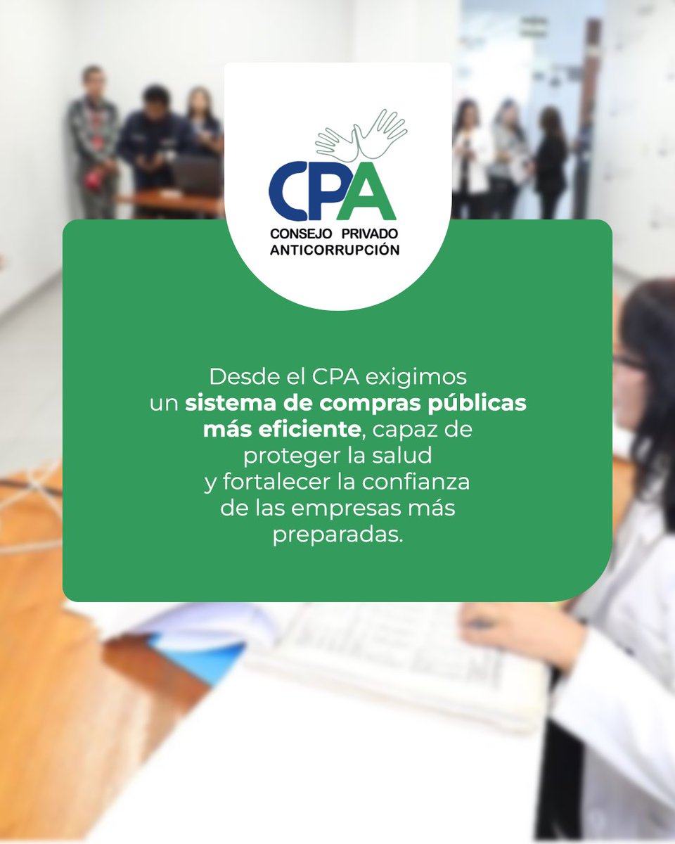 Las demoras en las #ComprasPúblicas dejan a peruanos sin medicinas y generan incertidumbre a proveedores 🚨💊

Desde el pedimos un sistema eficiente y transparente que proteja la salud y la competitividad.

#Transparencia #Salud #Medicinas #Competitividad
