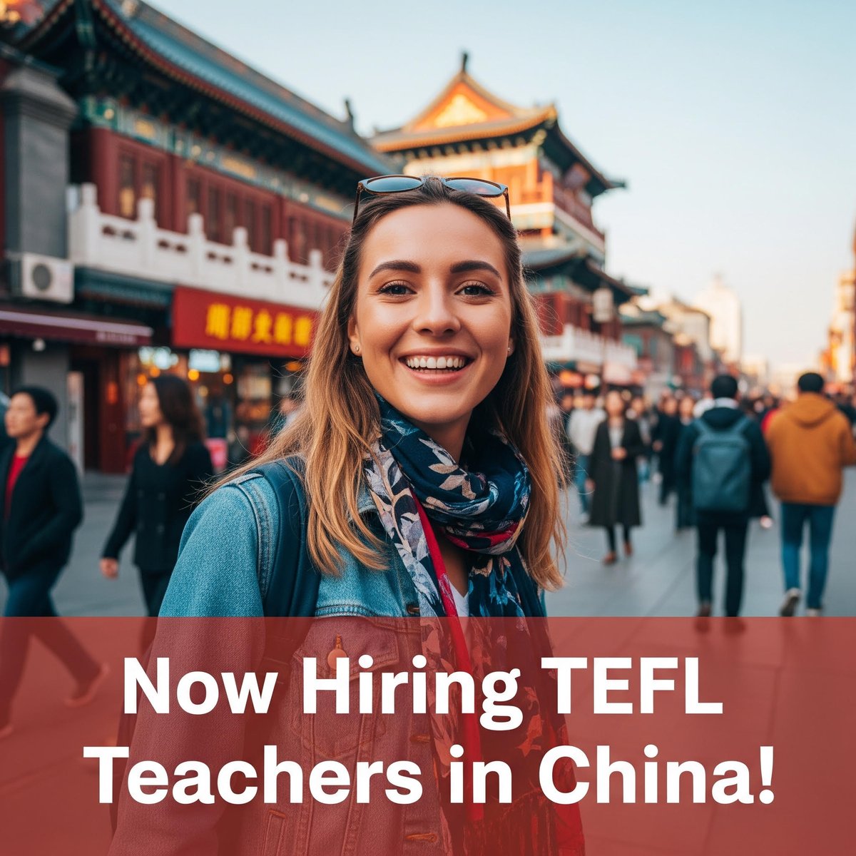 teflukwow's tweet photo. 🇨🇳 TEACH IN CHINA! 🇨🇳
Your next adventure starts here. Hiring for multiple TEFL positions in major Chinese cities.
Shenzhen
Wuhan
Zhengzhou
Beijing
Flexible hours, competitive pay. Start this Autumn!
https://t.co/y3ieaPGz3A

#TEFL #TeachEnglishAbroad #ChinaJobs #TEFLjobs #ESL https://t.co/r26KHLTfiV