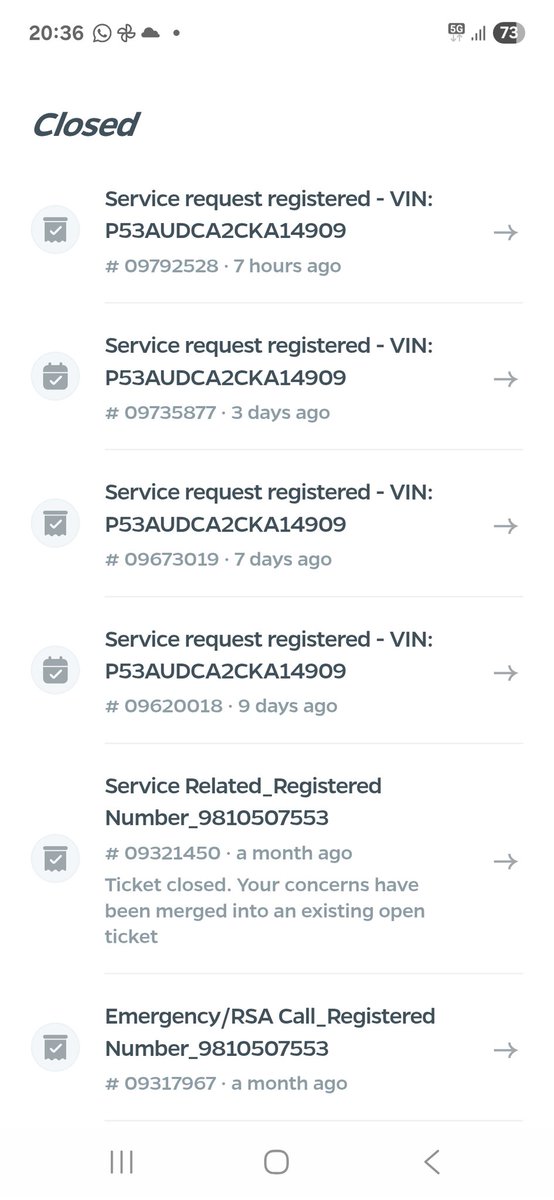 dev121182's tweet photo. “6th time my Ola Scooty complaint closed on phone without solution. This is harassment &amp; poor service! Attaching proof. Need urgent resolution. @OlaElectric @bhash kindly help@OlaSupport” https://t.co/WFd9HT6gfw